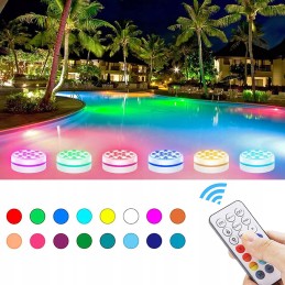 4 vnt LED lemputės vandeniui atsparus povandeninis apšvietimas