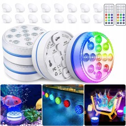 4 x povandeninis LED apšvietimas baseinui ir akvariumui