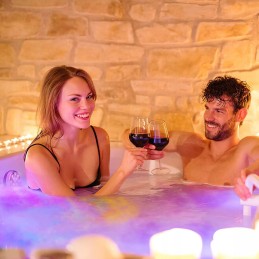 4 x povandeninis apšvietimas 13 RGB šviesos diodų voniai su nuotolinio valdymo pultu