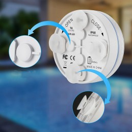 4 x povandeninis apšvietimas 13 RGB šviesos diodų voniai su nuotolinio valdymo pultu