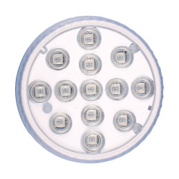 4 x povandeninis apšvietimas 13 RGB šviesos diodų voniai su nuotolinio valdymo pultu