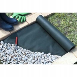 Hemmdal piktžolių kontrolės audinys juodas - 1,05 x 50 m - 100 g/m² patvarus žemės audinys - efektyvus piktžolių blokatorius - i