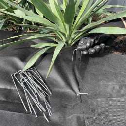 Juoda stora agrotekstilė piktžolėms 50g agrotekstilė 0,8x5m