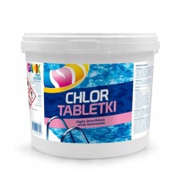 Chloro tabletės baseinams, baseinų cheminės medžiagos gamix 5kg