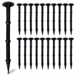 Agrotekstilė agrotekstilė juoda 110 x 5000 cm 70 g/m² + kaiščiai 50 vnt.