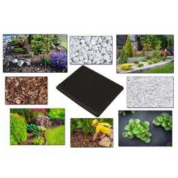 Juoda agrotekstilė 1,5x1,6m 50g x3 bellushortus