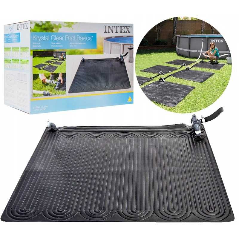 intex saulės šildymo kilimėlis 120x120 cm 28685 baseino šildytuvo šildytuvas