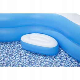 Bestway 54409 pripučiamas baseinas, ovalus mėlynas 812