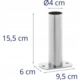 Inkaro apykaklė baseino kopėčių tvirtinimui, 2 vnt