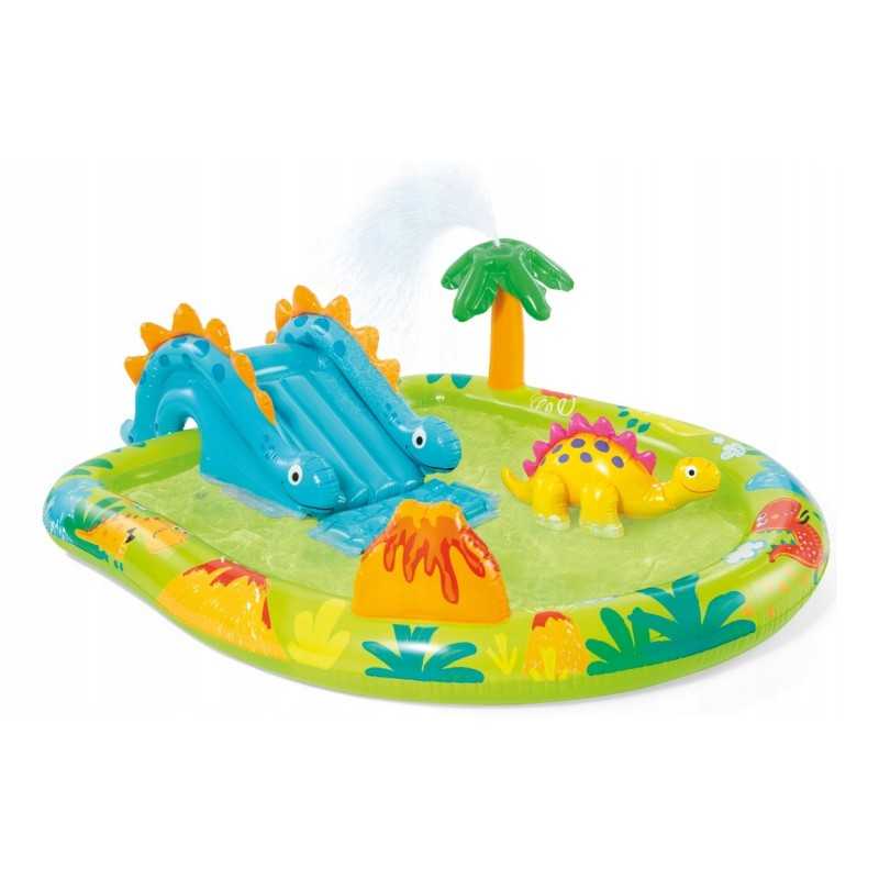 Vandens žaidimų aikštelė mažas baseinas dino intex 57166
