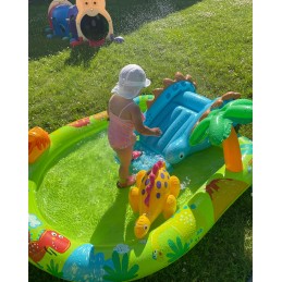 Vandens žaidimų aikštelė mažas baseinas dino intex 57166