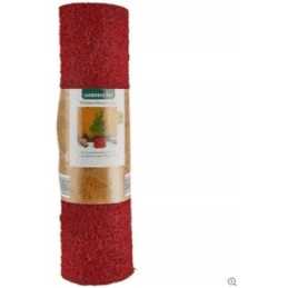 Žieminis gardenline audinys raudonas 50 x 150 cm