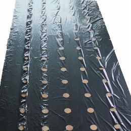 ⭐⭐Agrarinis audinys su skylutėmis, juoda folija, skylutės, daigai piktžolėms, 10m⭐⭐