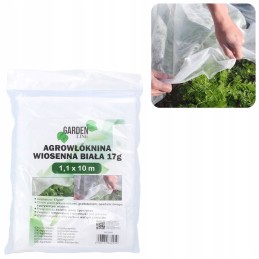 ⭐⭐Agrotekstilę dengiantis sodo neaustinis audinys 1,1 x 10 m spyruoklinis baltas 17g⭐⭐