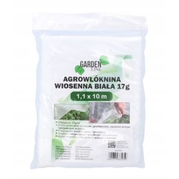 ⭐⭐Agrotekstilę dengiantis sodo neaustinis audinys 1,1 x 10 m spyruoklinis baltas 17g⭐⭐