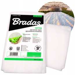 Agrotekstilė, balta, sodo spyruoklinis kilimėlis, 1,1 x 10 m, atsilikimas dengimui