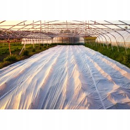 Agrotekstilė, balta, sodo spyruoklinis kilimėlis, 1,1 x 10 m, atsilikimas dengimui