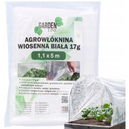 ⭐⭐Agrotekstilę dengiantis sodo neaustinis audinys 1,1x5m spyruoklinis baltas 17g atsilieka⭐⭐