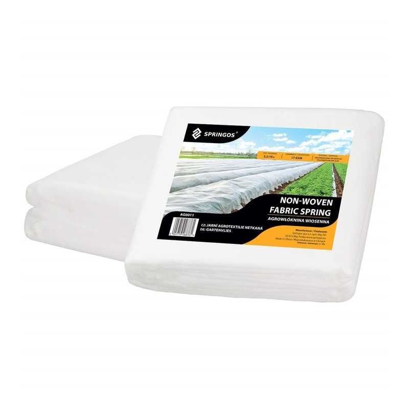 ⭐⭐Agrotekstilės baltas spyruoklinis kilimėlis 17g atsiliekantis 10x3m tvirtas rudeninis užvalkalas⭐⭐