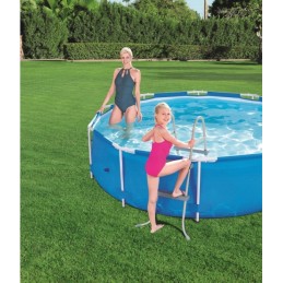 Bestway baseino kopėčios 84 cm 58430 metalinės