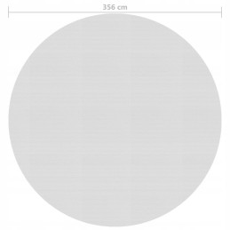 Plaukiojanti saulės folija pagaminta iš PE 356 cm, pilka
