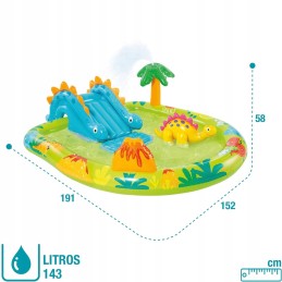Intex 57166np maža vandens žaidimų aikštelė, dino čiuožykla