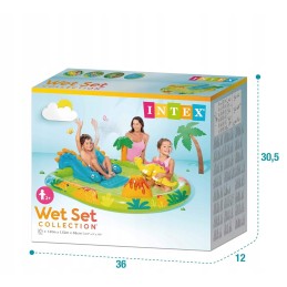 Intex 57166np maža vandens žaidimų aikštelė, dino čiuožykla