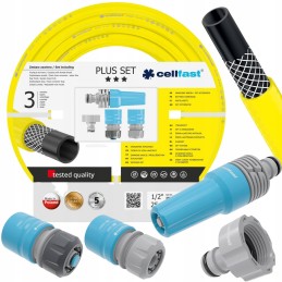 Purkštuvų rinkinys cellfast plus žarna 1 2 25mb 4 patarimai idealus purkštuvas