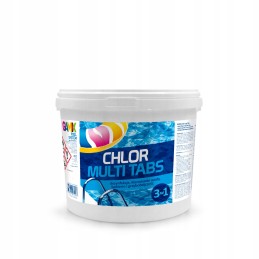 Chloro multi tabletės baseinams, baseinų chemikalai 3in1