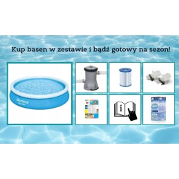 Bestway 57274 išsiplėtimo baseinas 366x76cm su 7in1 siurbliu