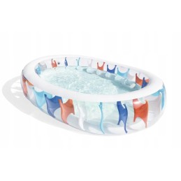 Pripučiamas šeimos baseino elipsės 229x152x51cm bestway remonto rinkinys