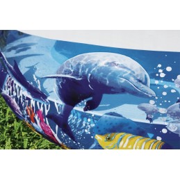 Pripučiamas baseinas, jūros gruntas, 262x157x46cm, vaikams, 3 m., bestway