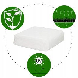 ⭐⭐Agrotekstilės žieminis kilimėlis 50g storio stiprus UV atsparus 10x1,6m balta danga⭐⭐
