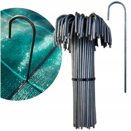 ⭐⭐Tvirti metaliniai kaiščiai inkariniai kaiščiai 100 vnt agrotekstilei agrotekstilei⭐⭐