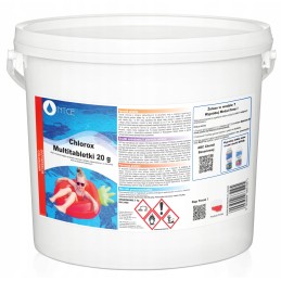 3 kg daugiafunkcinės tabletės 6in1 20g chlorox baseinas