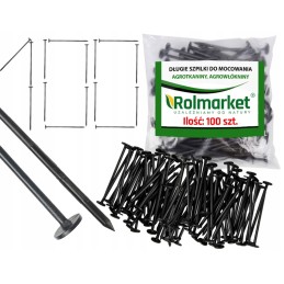 ⭐⭐Smeigtukai kaiščiai agrotekstilei tvirtinti agrotekstilė kurmių tinkleliai 100vnt⭐⭐