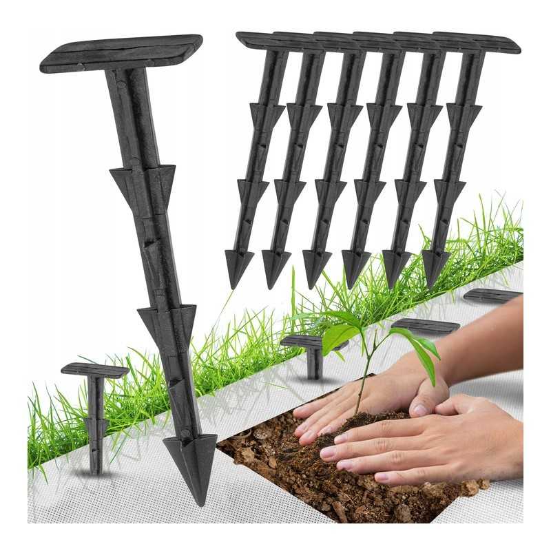 ⭐⭐Smeigtukai / kaiščiai agrotekstilės inkarui 100 vnt x 125 mm⭐⭐