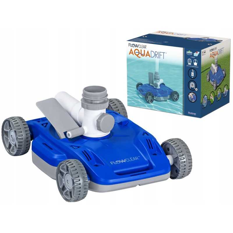 Bestway Aquadrift Robot baseino dulkių siurblys