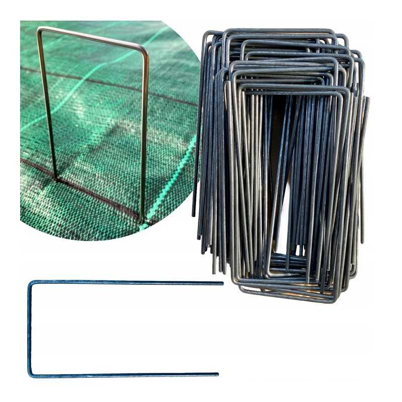 ⭐⭐Tvirti metaliniai kaiščiai inkariniai kaiščiai 100 vnt agrotekstilei agrotekstilei⭐⭐