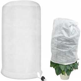 Neaustinis audinys su virvele, apsaugančia nuo šalčio vazoniniams augalams 80x100