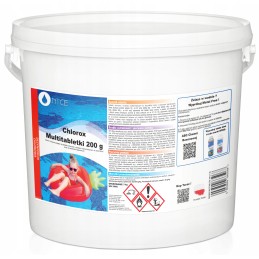 3 kg daugiafunkcinės tabletės 6in1 200g chlorox baseinas