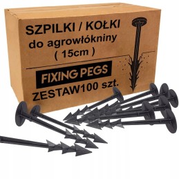 ⭐⭐Agrotekstilei skirti kaiščiai/inkarai/smeigtukai 100vnt 15cm⭐⭐