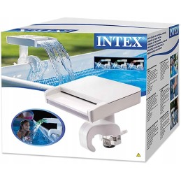 Vandens kaskada baseinui, LED fontanas Intex 28090
