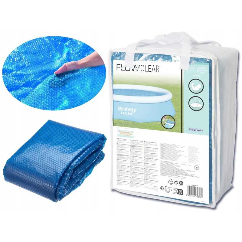 Saulės baseino danga 462cm b58253 18953 bestway