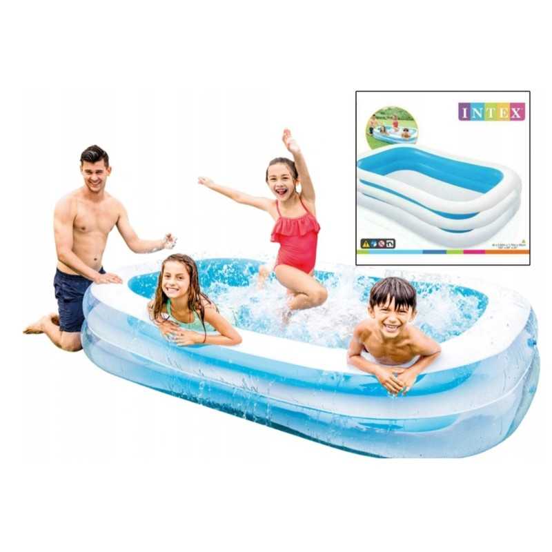 Intex sodo pripučiamas baseinas 262x175x56 cm