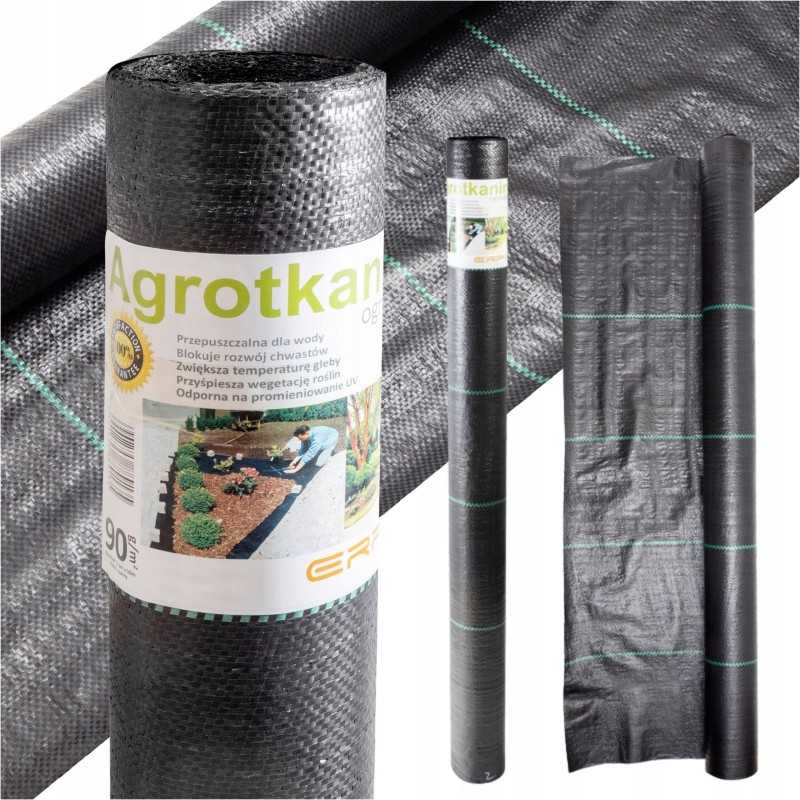 Agrotkanina agrotekstilė 90g 0,8x50m nuo piktžolių nuo piktžolių
