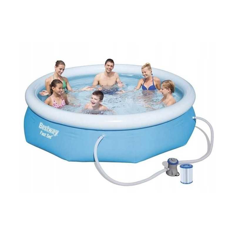 Nd12_12055 išsiplėtimo baseinas su siurbliu 305x76cm bestway 57270 6942138928815