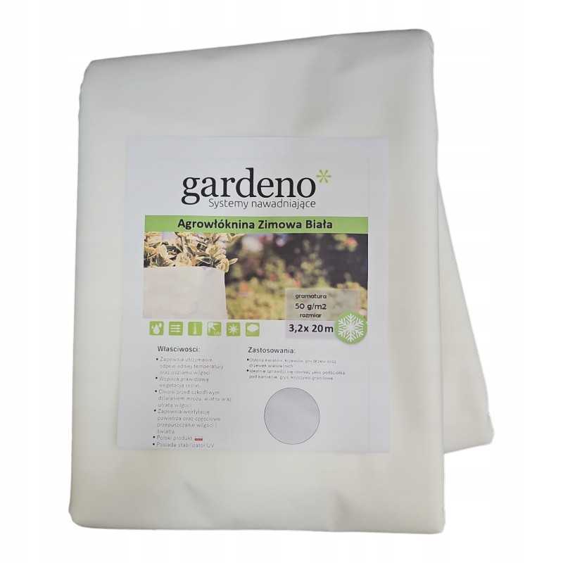 Balta spyruoklinė danga, mulčiavimas, nuo piktžolių agrotekstilė, 3,2x20 m