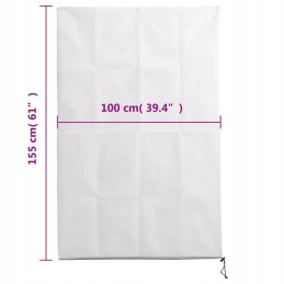 Vidaxl augalų gaubtai, su užtrauktuku, 2 vnt., 70 g/m², 1x1,55 m