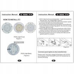 ☀️Povandeninio baseino apšvietimas LED 35w☀️